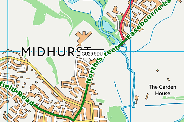 GU29 9DU map - OS VectorMap District (Ordnance Survey)