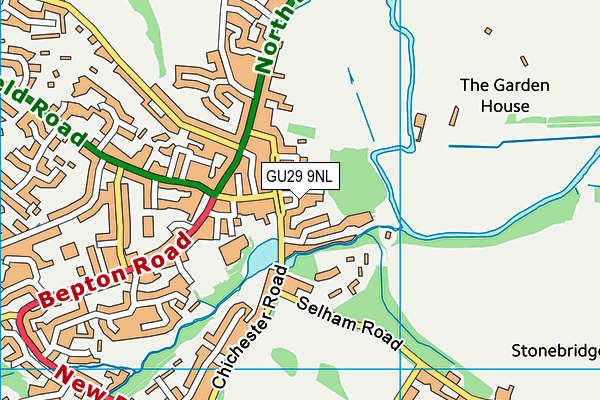 GU29 9NL map - OS VectorMap District (Ordnance Survey)