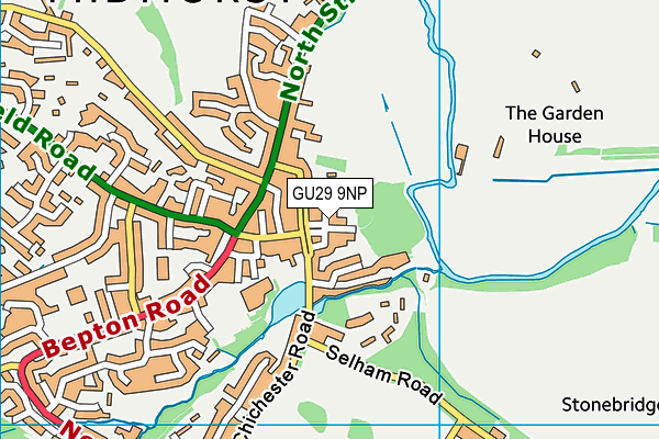 GU29 9NP map - OS VectorMap District (Ordnance Survey)