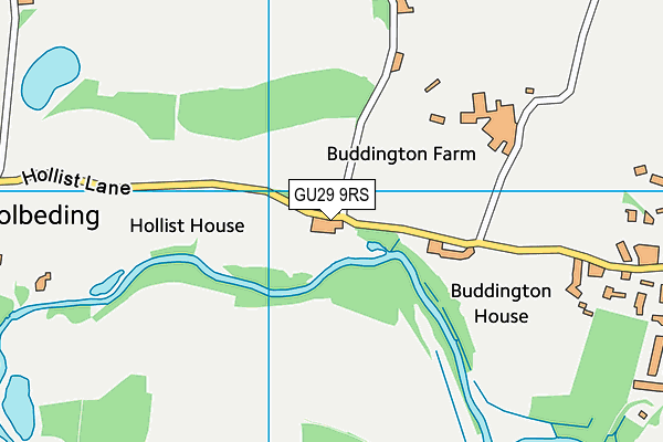 GU29 9RS map - OS VectorMap District (Ordnance Survey)