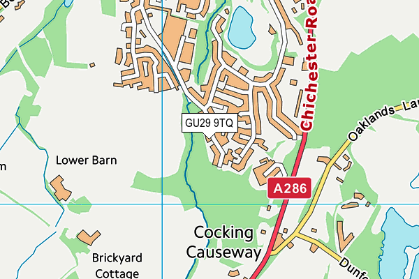 GU29 9TQ map - OS VectorMap District (Ordnance Survey)