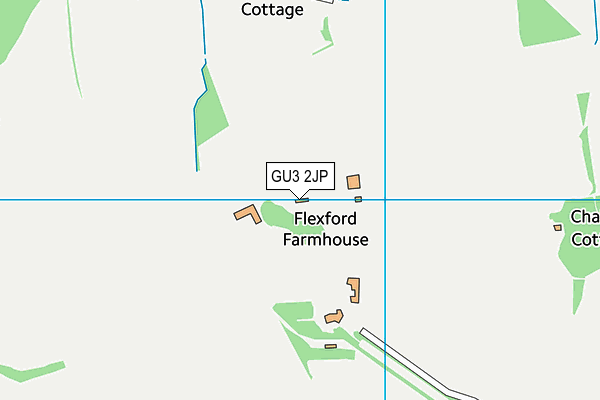 GU3 2JP map - OS VectorMap District (Ordnance Survey)
