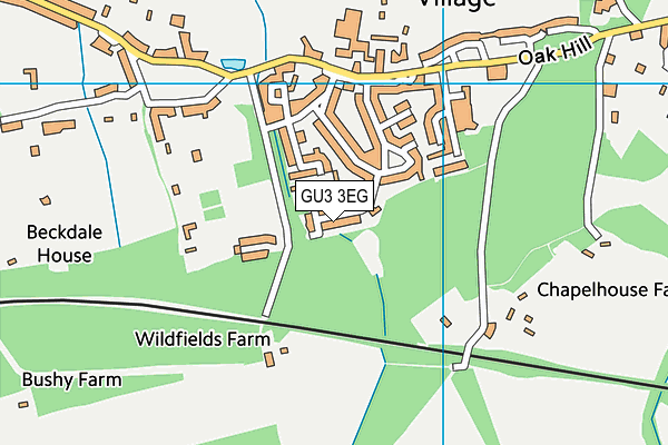 GU3 3EG map - OS VectorMap District (Ordnance Survey)