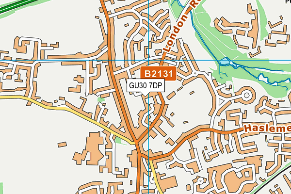 GU30 7DP map - OS VectorMap District (Ordnance Survey)