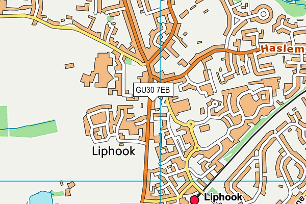 GU30 7EB map - OS VectorMap District (Ordnance Survey)