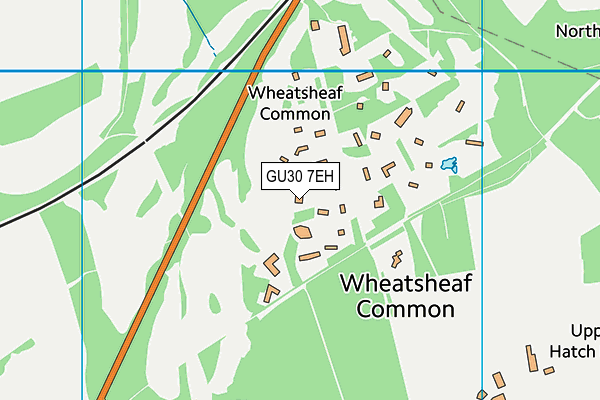 Liphook Golf Club map (GU30 7EH) - OS VectorMap District (Ordnance Survey)