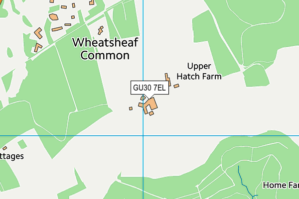 GU30 7EL map - OS VectorMap District (Ordnance Survey)