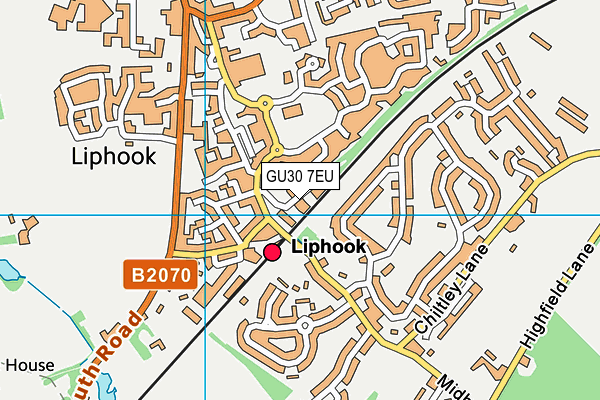 Map of LIPHOOK CAR GARAGE LTD at district scale