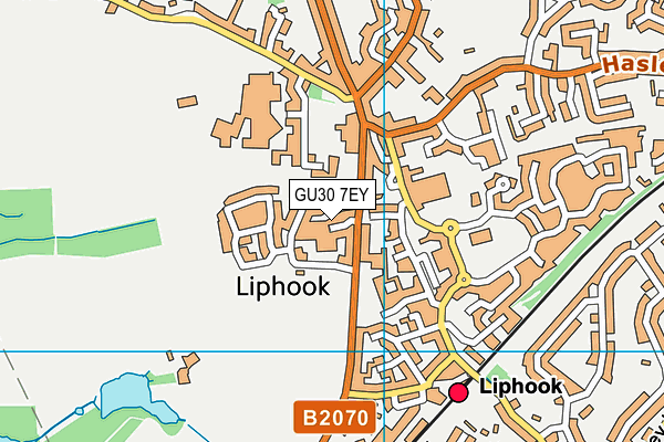 GU30 7EY map - OS VectorMap District (Ordnance Survey)