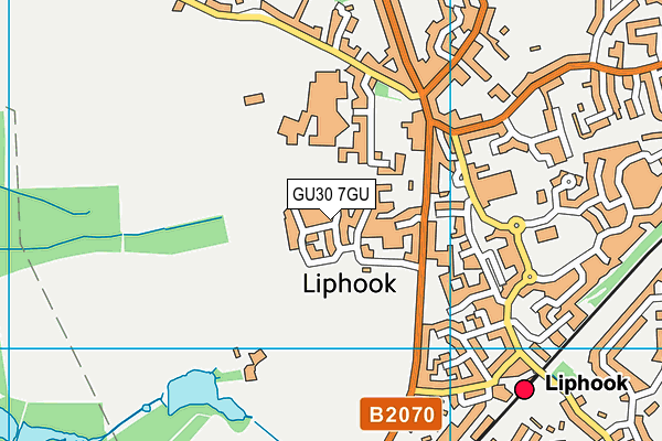 GU30 7GU map - OS VectorMap District (Ordnance Survey)