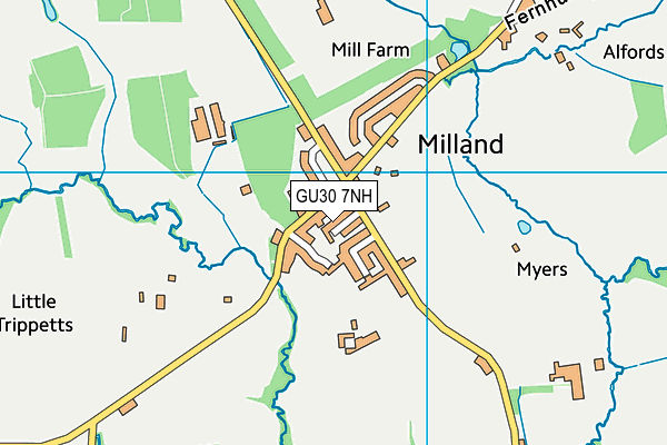 GU30 7NH map - OS VectorMap District (Ordnance Survey)