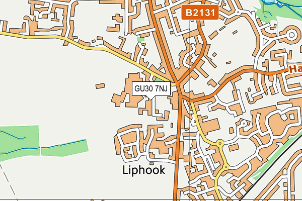 GU30 7NJ map - OS VectorMap District (Ordnance Survey)