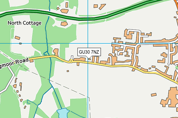 GU30 7NZ map - OS VectorMap District (Ordnance Survey)