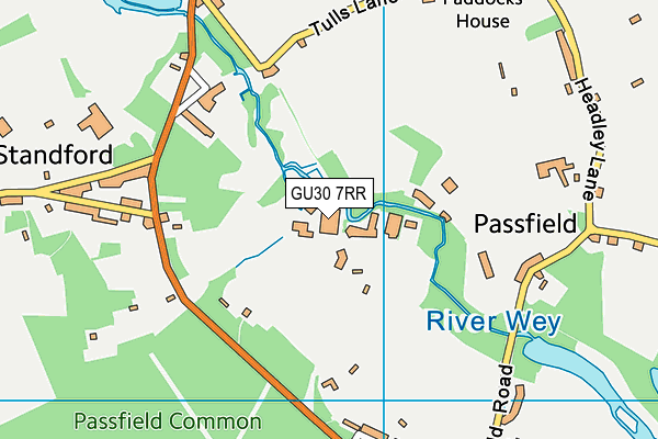 Kings Physique & Fitness Centre (Closed) map (GU30 7RR) - OS VectorMap District (Ordnance Survey)