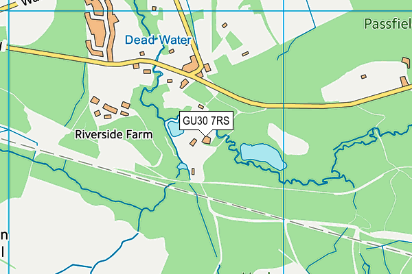 GU30 7RS map - OS VectorMap District (Ordnance Survey)