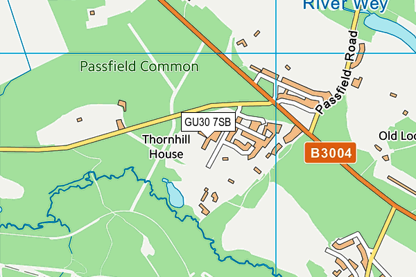 Map of BISHOPS DRIVE WOODLAND LTD at district scale