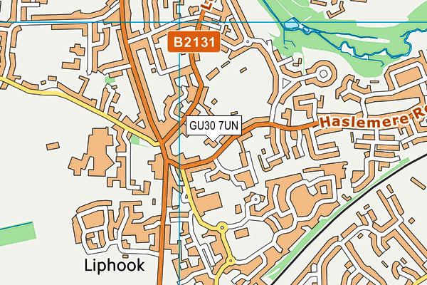 GU30 7UN map - OS VectorMap District (Ordnance Survey)
