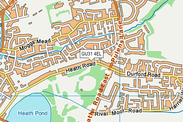 GU31 4EL map - OS VectorMap District (Ordnance Survey)