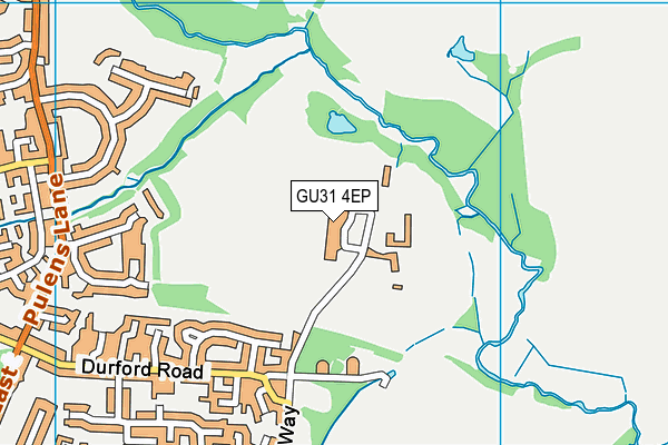 GU31 4EP map - OS VectorMap District (Ordnance Survey)
