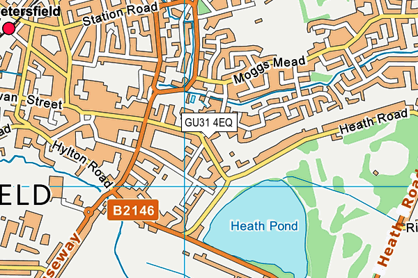 GU31 4EQ map - OS VectorMap District (Ordnance Survey)