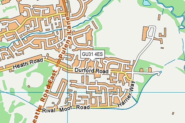 GU31 4ES map - OS VectorMap District (Ordnance Survey)