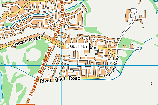 GU31 4EY map - OS VectorMap District (Ordnance Survey)