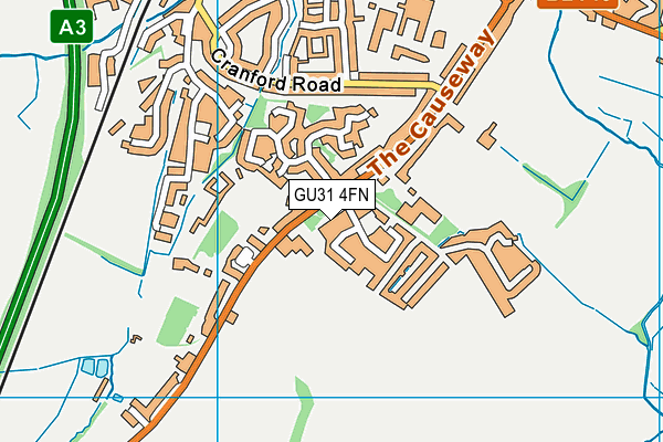 GU31 4FN map - OS VectorMap District (Ordnance Survey)