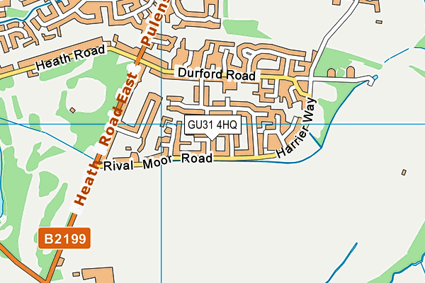 GU31 4HQ map - OS VectorMap District (Ordnance Survey)