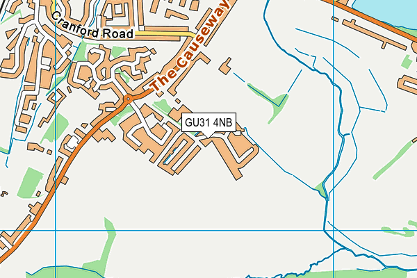 GU31 4NB map - OS VectorMap District (Ordnance Survey)