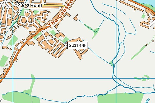 GU31 4NF map - OS VectorMap District (Ordnance Survey)