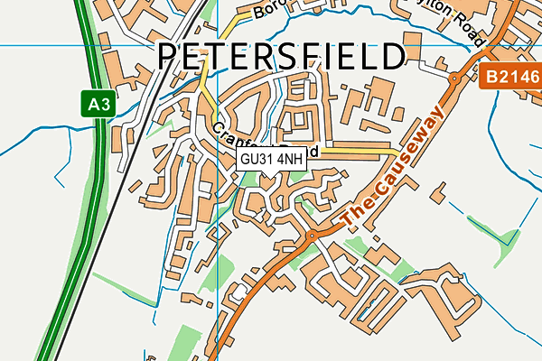 GU31 4NH map - OS VectorMap District (Ordnance Survey)