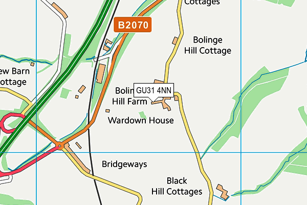 GU31 4NN map - OS VectorMap District (Ordnance Survey)