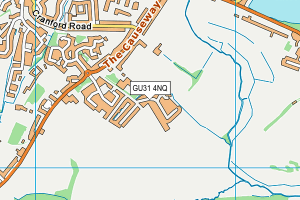 GU31 4NQ map - OS VectorMap District (Ordnance Survey)