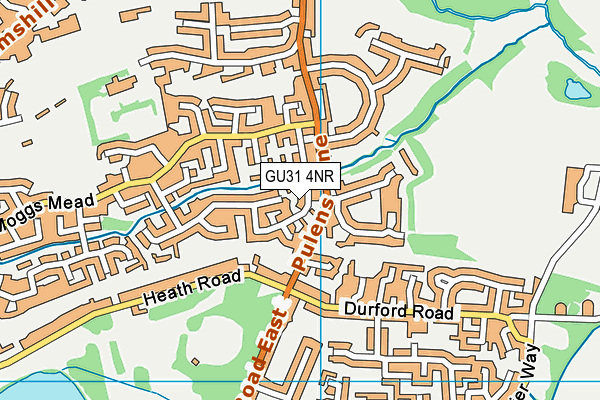 GU31 4NR map - OS VectorMap District (Ordnance Survey)