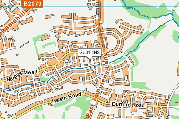 GU31 4NS map - OS VectorMap District (Ordnance Survey)