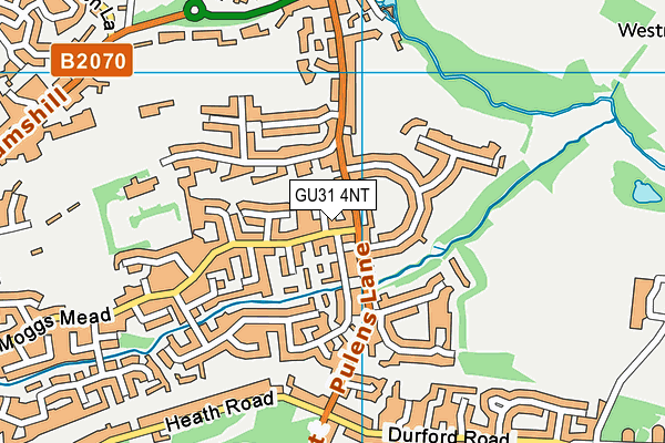 GU31 4NT map - OS VectorMap District (Ordnance Survey)