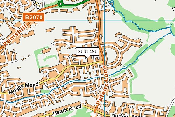 GU31 4NU map - OS VectorMap District (Ordnance Survey)