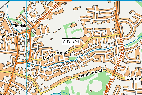 GU31 4PH map - OS VectorMap District (Ordnance Survey)