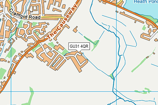 GU31 4QR map - OS VectorMap District (Ordnance Survey)