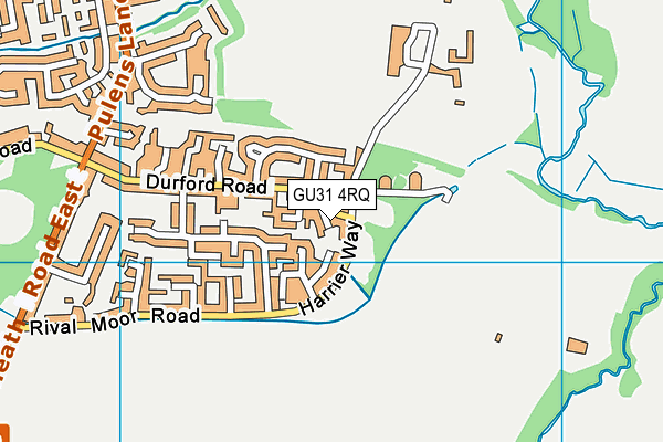 GU31 4RQ map - OS VectorMap District (Ordnance Survey)