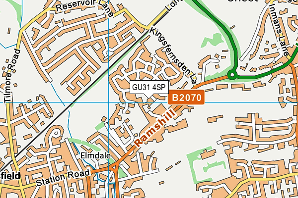 GU31 4SP map - OS VectorMap District (Ordnance Survey)