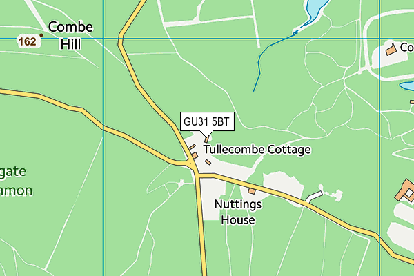 GU31 5BT map - OS VectorMap District (Ordnance Survey)