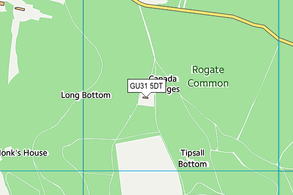 GU31 5DT map - OS VectorMap District (Ordnance Survey)