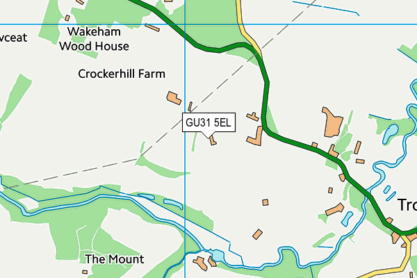 GU31 5EL map - OS VectorMap District (Ordnance Survey)