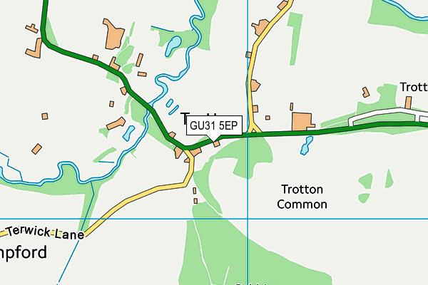 GU31 5EP map - OS VectorMap District (Ordnance Survey)