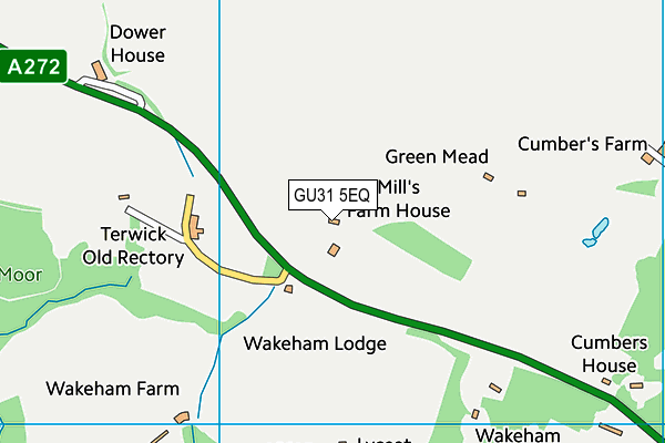 GU31 5EQ map - OS VectorMap District (Ordnance Survey)