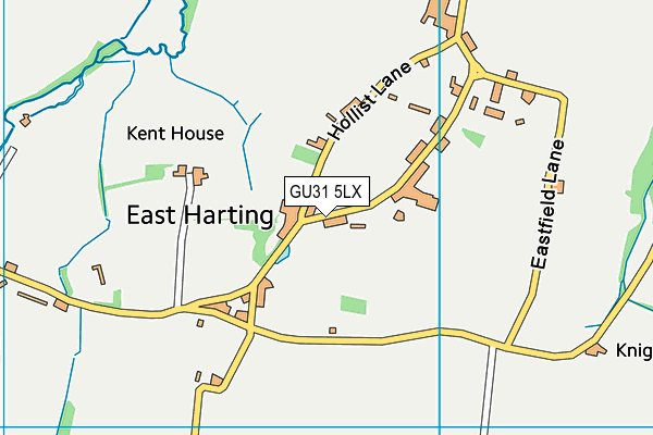 GU31 5LX map - OS VectorMap District (Ordnance Survey)