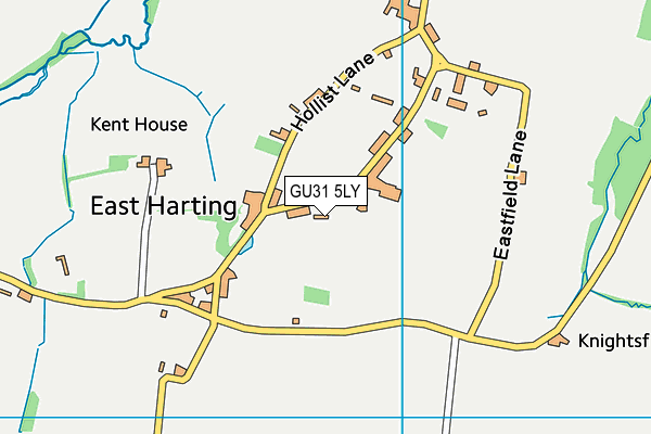 GU31 5LY map - OS VectorMap District (Ordnance Survey)