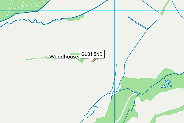 GU31 5ND map - OS VectorMap District (Ordnance Survey)