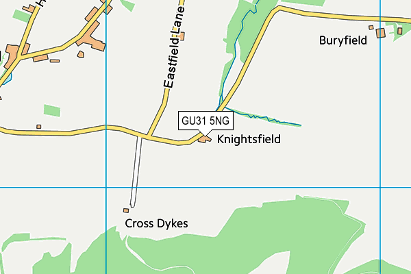 GU31 5NG map - OS VectorMap District (Ordnance Survey)